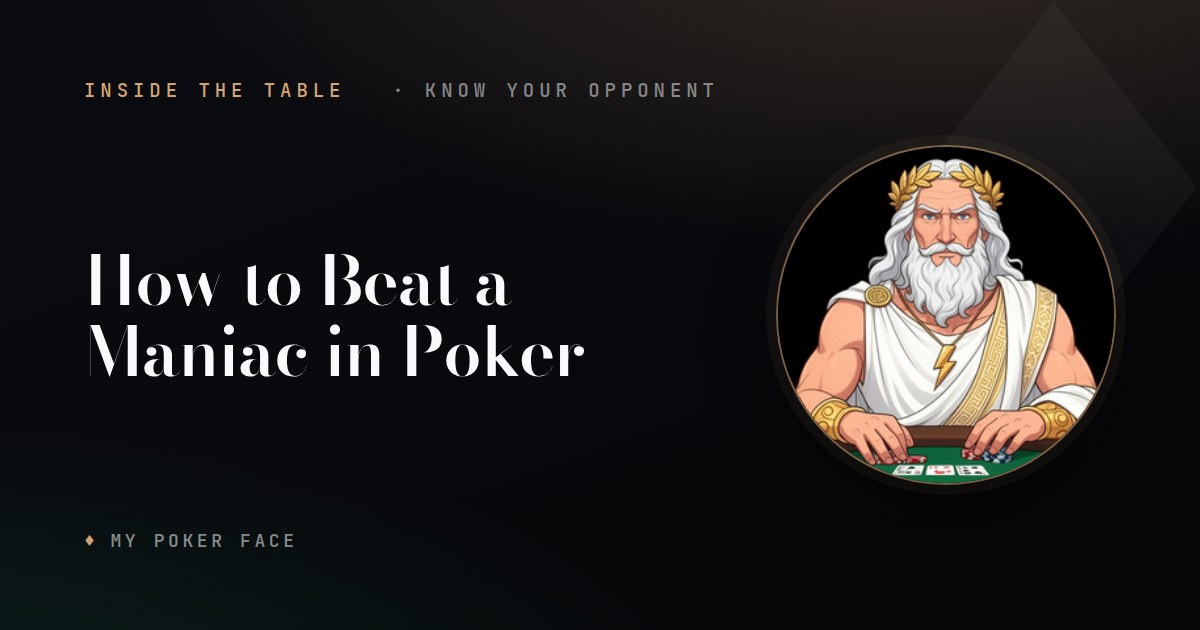 How to Beat a Maniac in Poker